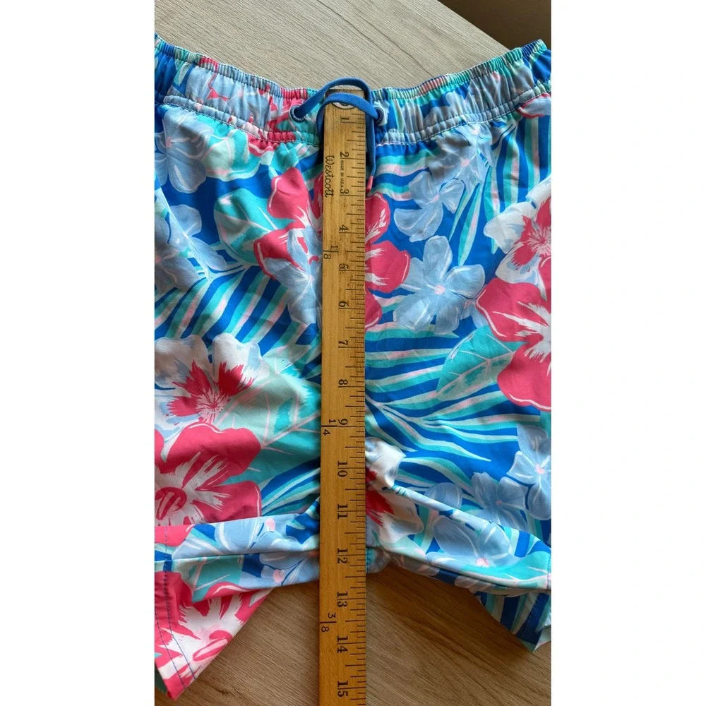 Vineyard Vines Men's Large Tropical Floral Swim Trunks Coastal Resort beacj